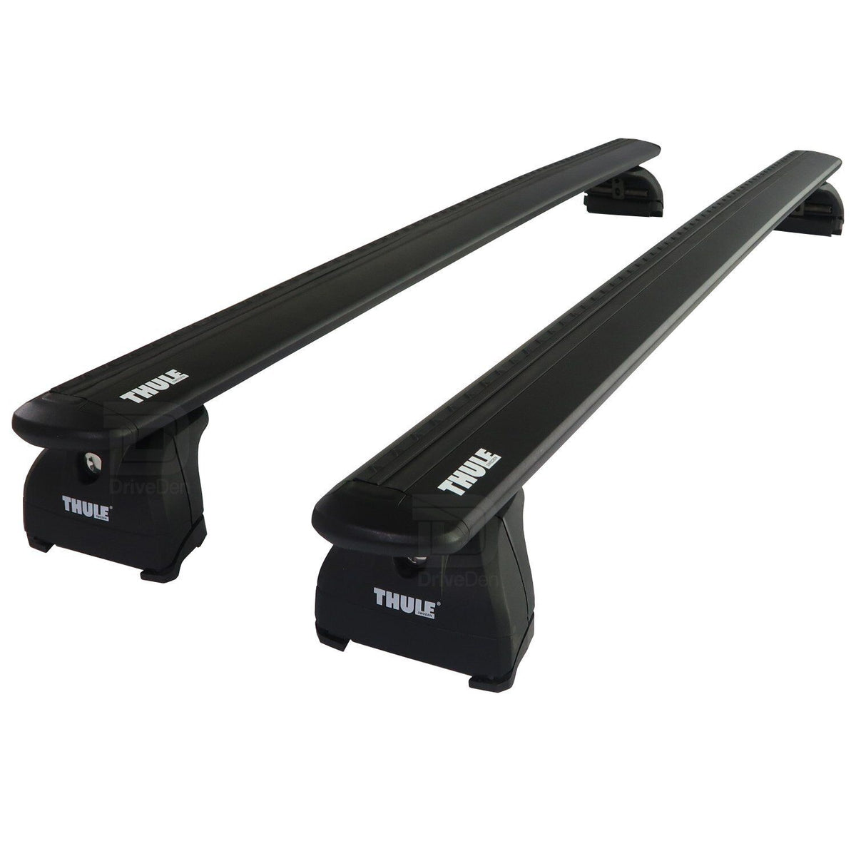 Thule Alu WingBar Evo Black Roof Bars Set for Mercedes CLA Shooting Brake 19-24