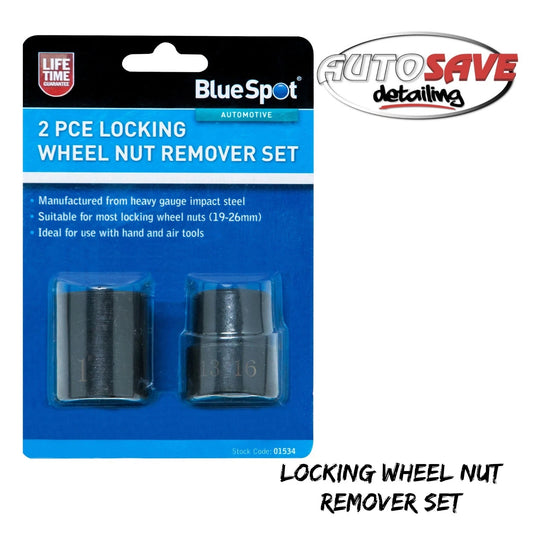 BlueSpot - 2 PCE Locking Wheel Nut Remover Set