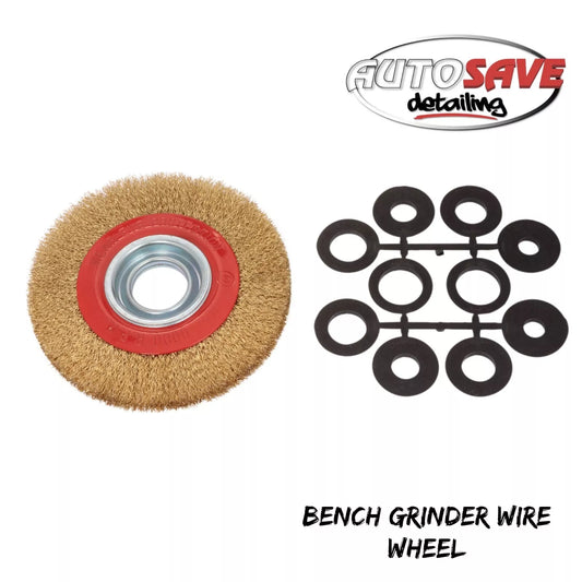 BlueSpot - 150mm (6") Bench Grinder Wire Wheel
