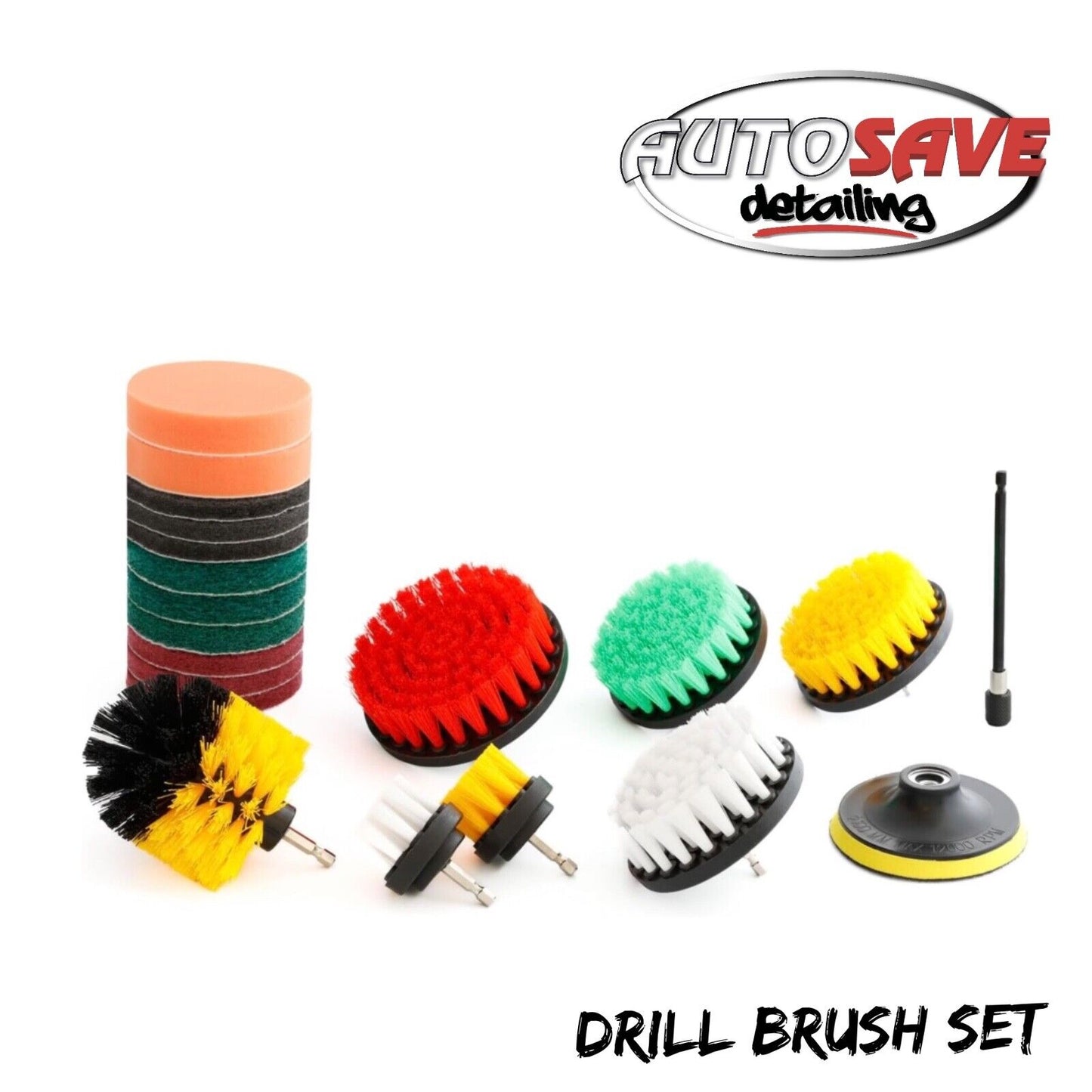 Car Detail Drill Brush Set 20pcs