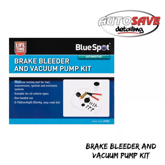 BlueSpot - Brake Bleeder and Vacuum Pump Kit