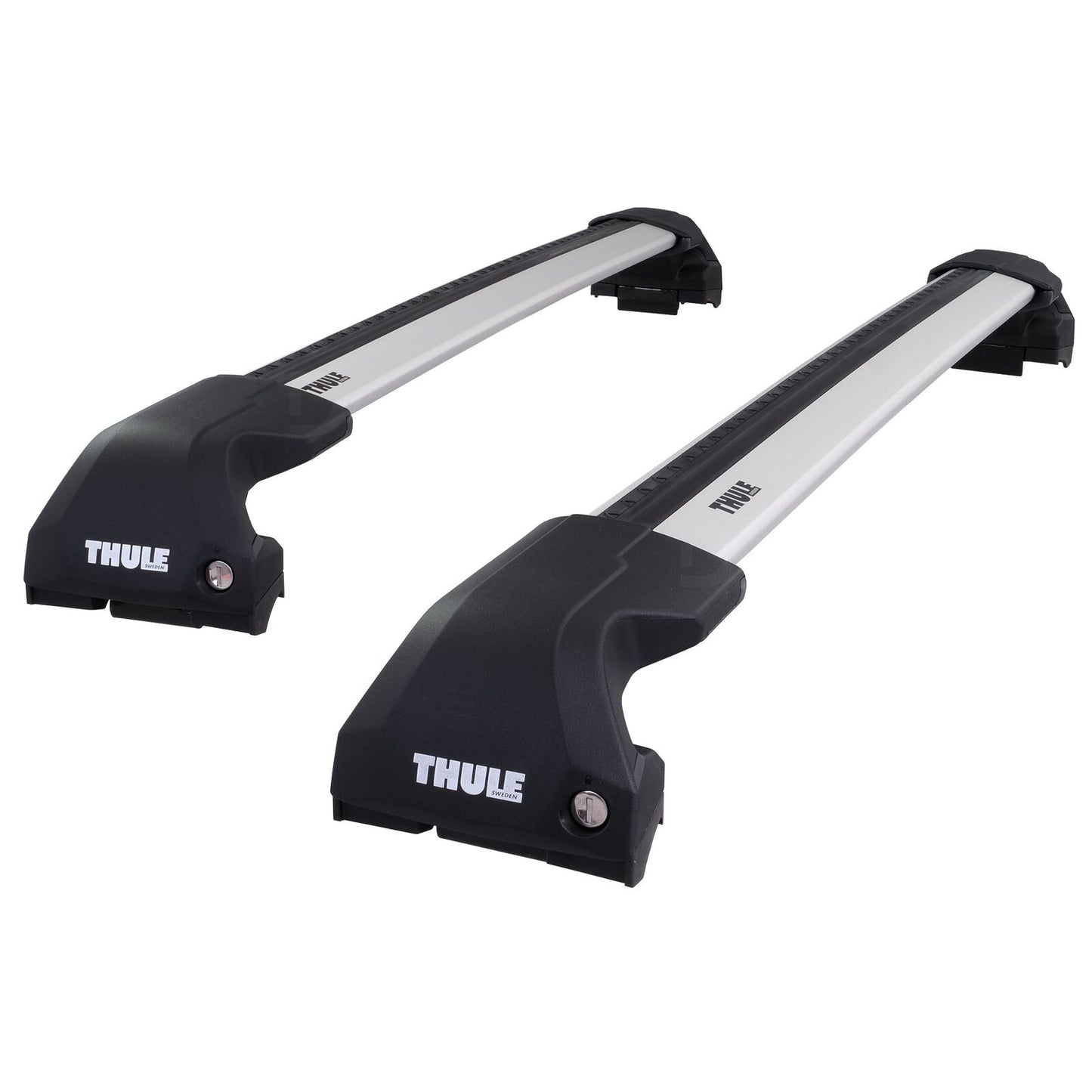 Thule Aluminium WingBar Edge Silver Roof Bars Set for Mercedes CLA Coupe 19-24