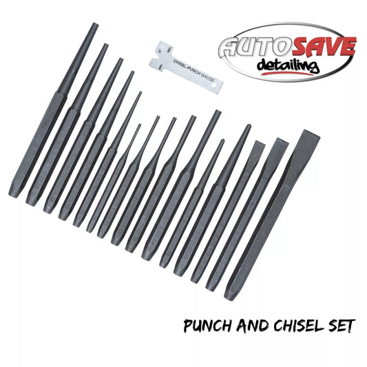 BlueSpot - 16 PCE Punch and Chisel Set
