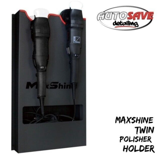 MAXSHINE MACHINE POLISHER WALL HOLDER - DOUBLE POLISHER WALL MOUNTED HOLDER