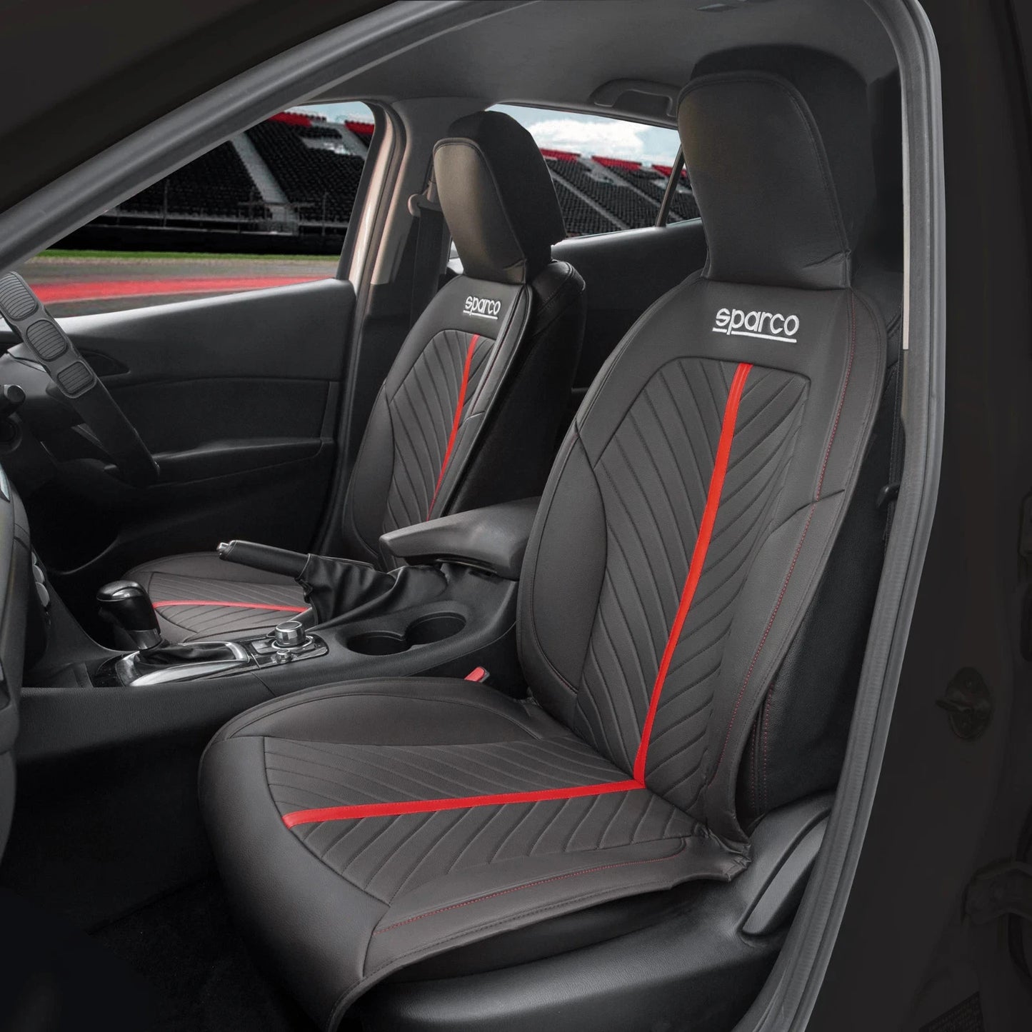 SPARCO - Red Seat Cushion (SPC0910RD) ~ PAIR ~