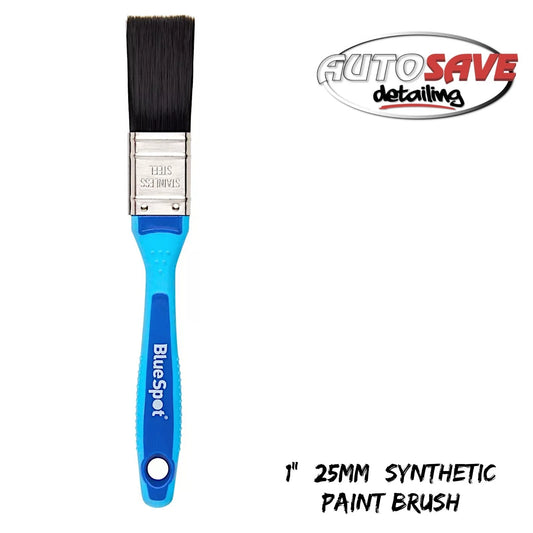 BlueSpot - 1" (25mm) Synthetic Paint Brush with Soft Grip Handle