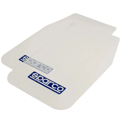 SPARCO - White Universal Mudflaps ~ PAIR
