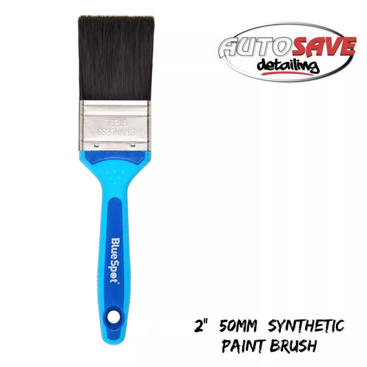 BlueSpot - 2" (50mm) Synthetic Paint Brush with Soft Grip Handle