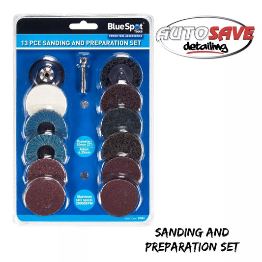 BlueSpot - 12 PCE Sanding And Preparation Set
