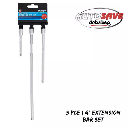 Blue Spot- 3 PCE 1/4" Extension Bar Set
