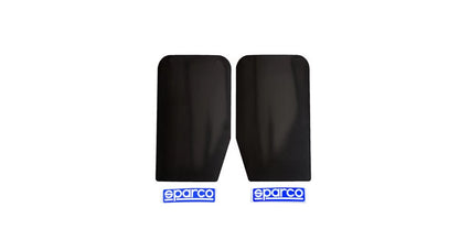 SPARCO - Black Universal Mudflaps ~ PAIR