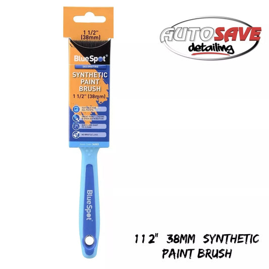 BlueSpot - 1 1/2" (38mm) Synthetic Paint Brush with Soft Grip Handle