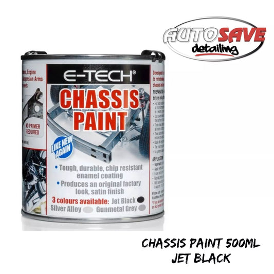 E-Tech- Chassis Paint 500ml -Jet Black
