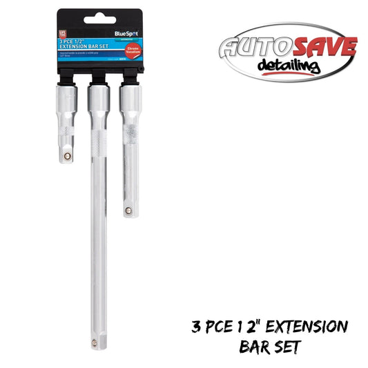 Blue Spot- 3 PCE 1/2" Extension Bar Set