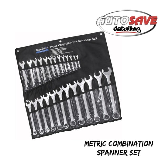 BlueSpot - 25 PCE Metric Combination Spanner Set (6-32mm)