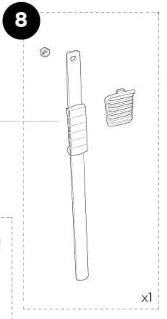 Replacement Bike Attachment Strap Kit for VeloLite and Outpace