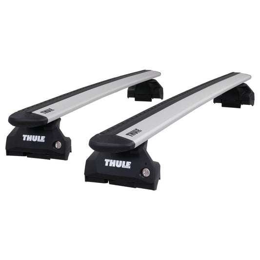 Thule WingBar Evo Silver Roof Bars Set to fit Mazda CX-30 5-dr SUV 2020-ON Closed Flush Rail