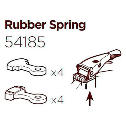 THULE SPARES - Rubber Spring Kit for Cargo / Cycle Carrier (54185)