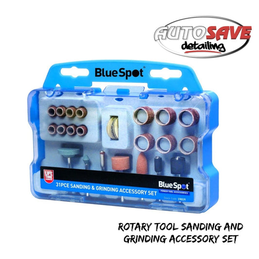 BlueSpot - 31 PCE Rotary Tool Sanding and Grinding Accessory Set