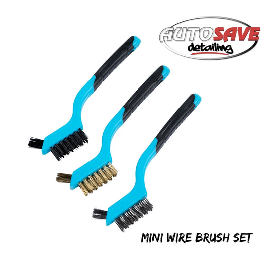 BlueSpot - 3 PCE Mini Wire Brush Set