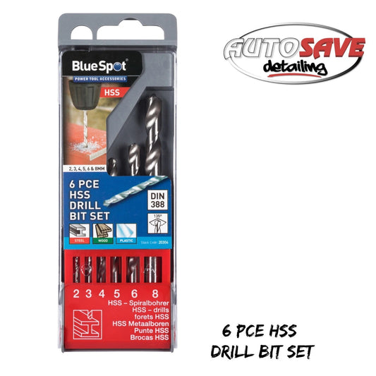 BlueSpot - 6 PCE HSS Drill Bit Set (2 - 8mm)