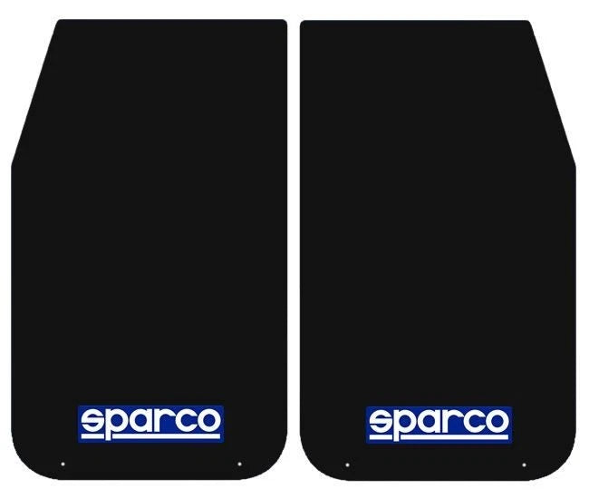SPARCO - Black Universal Mudflaps ~ PAIR