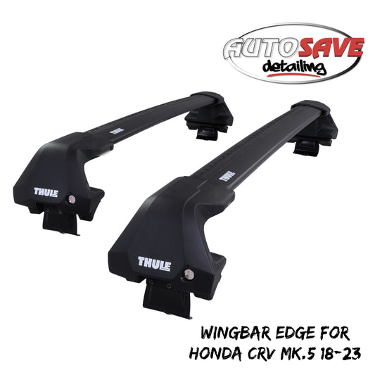 Thule WingBar Edge Black Aluminium Roof Bars Set to fit Honda CR-V Mk.5 19-22