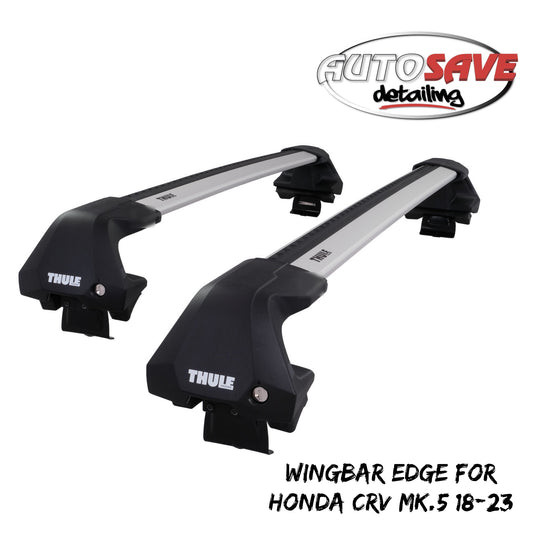 Thule WingBar Edge Silver Aluminium Roof Bars Set to fit Honda CR-V Mk.5 18-23