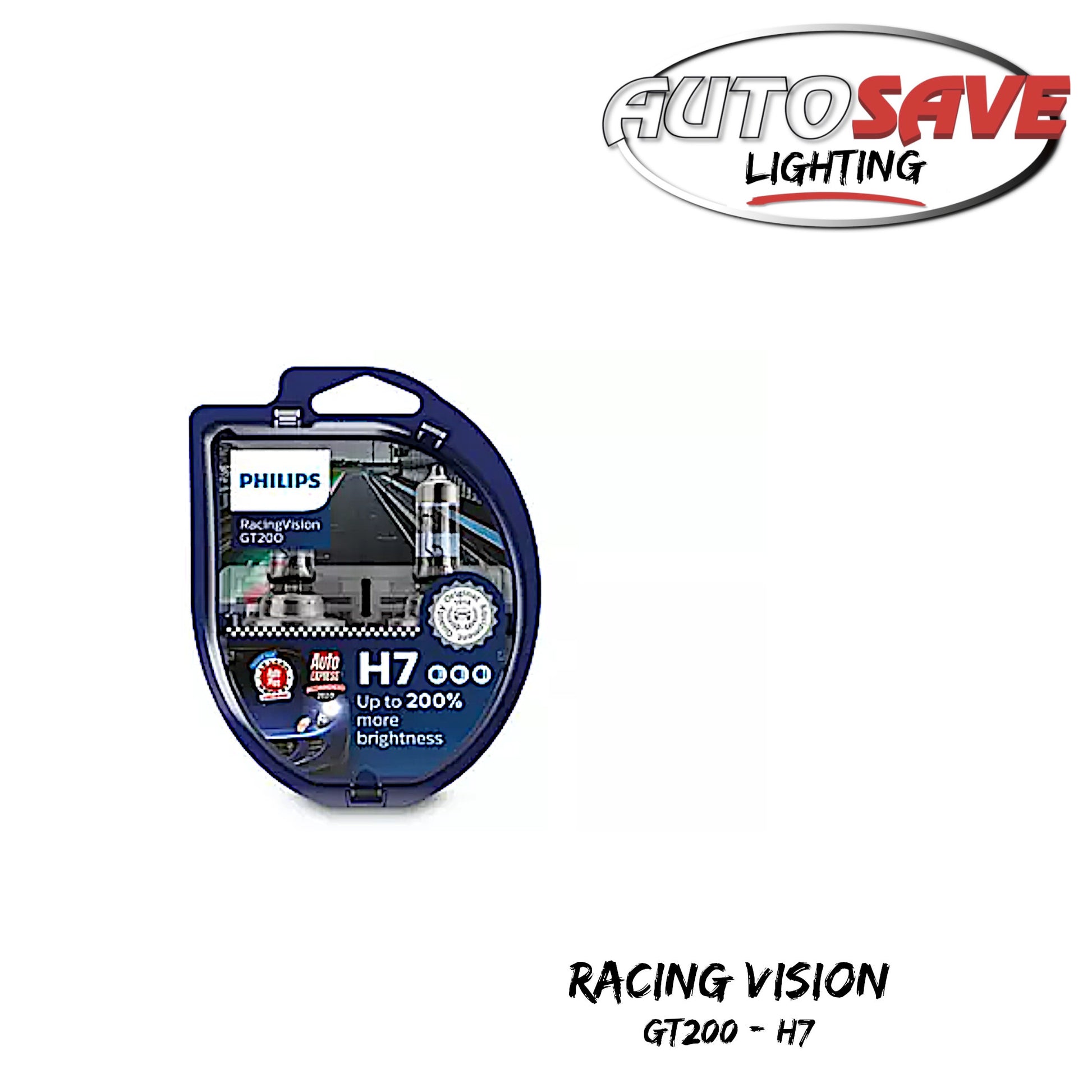 Philips RacingVision GT200 H7 Bulbs, philips h7 racing vision 