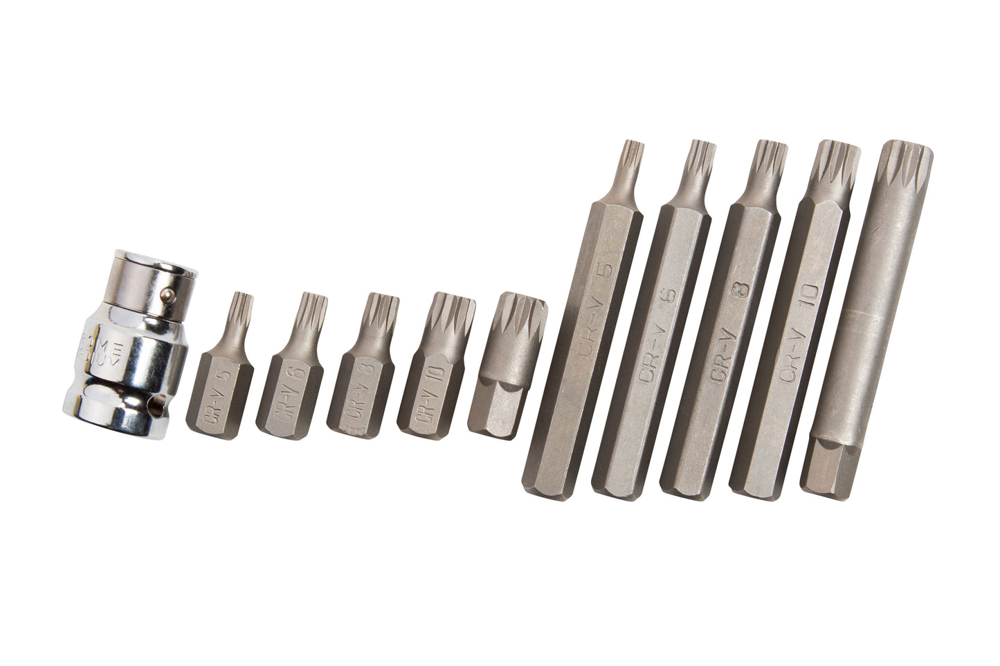 11 PCE 1/2" SPLINE SET (M5-M12)