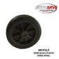 155mm Black Plastic Spare Wheel
