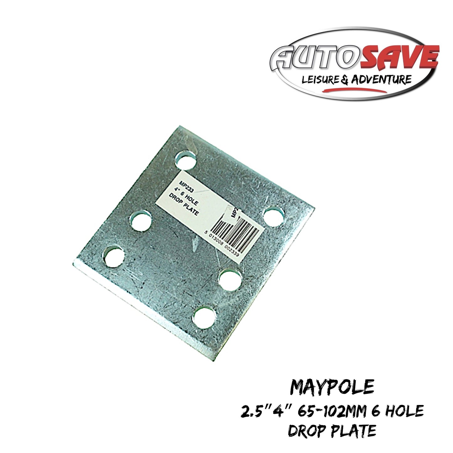 2.5″/4″ 65-102mm 6 Hole Drop Plate