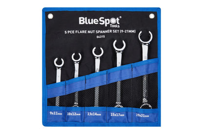 5 PCE Flare Nut Spanner Set (9-21mm)