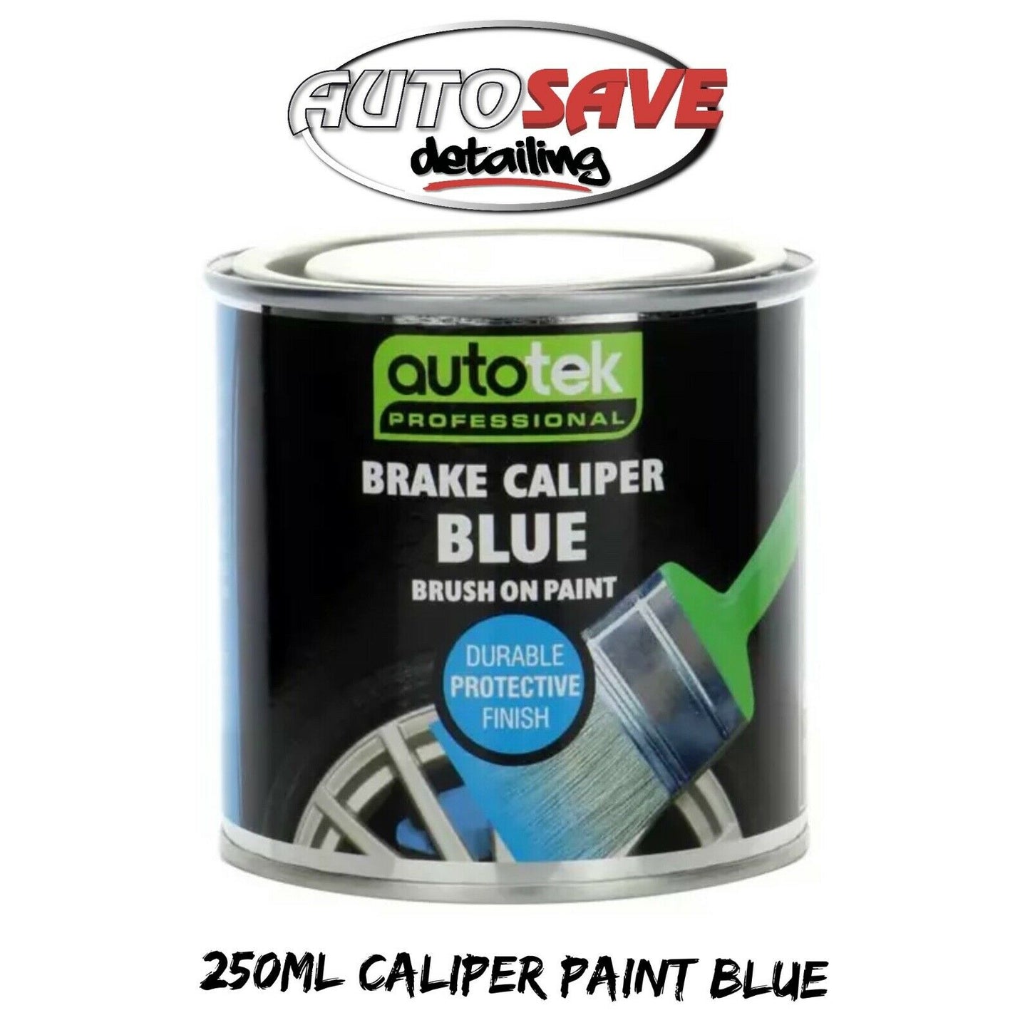 250ml Autotek Brake Caliper Paint - Professional durable brush on paint