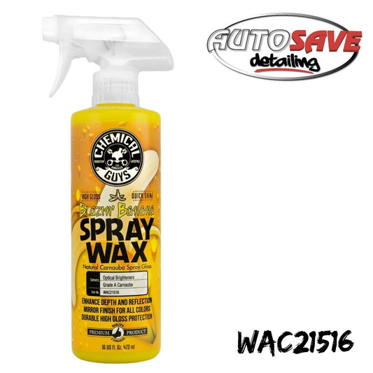 Chemical Guys Blazin' Banana Spray Wax Natural Carnauba Spray Gloss - 16oz