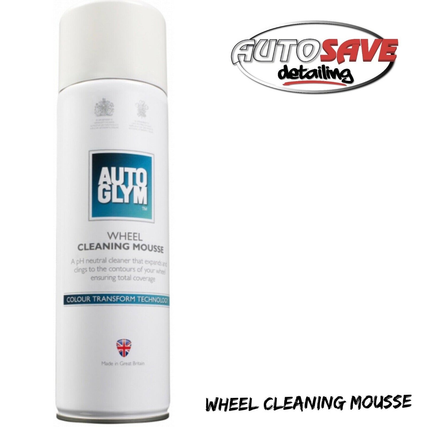 Autoglym Car Alloy Wheel Cleaning Mousse NO MESS WHEEL CLEANER