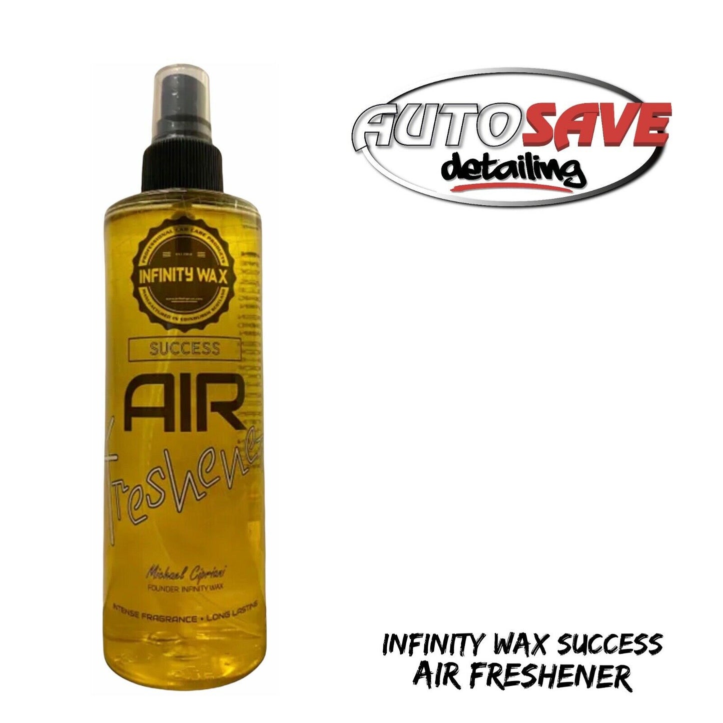 Infinity Wax SUCCESS Fragrance Scent Car Air Freshener Mist Spray 250ml