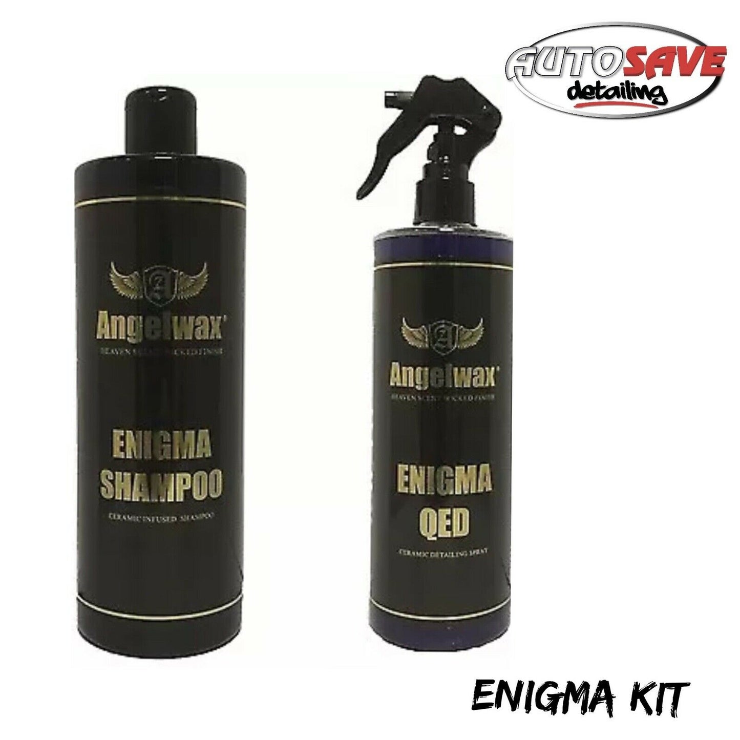 Angelwax Enigma Ceramic Infused Shampoo / QED Ceramic Detailing Spray 500ml Kit