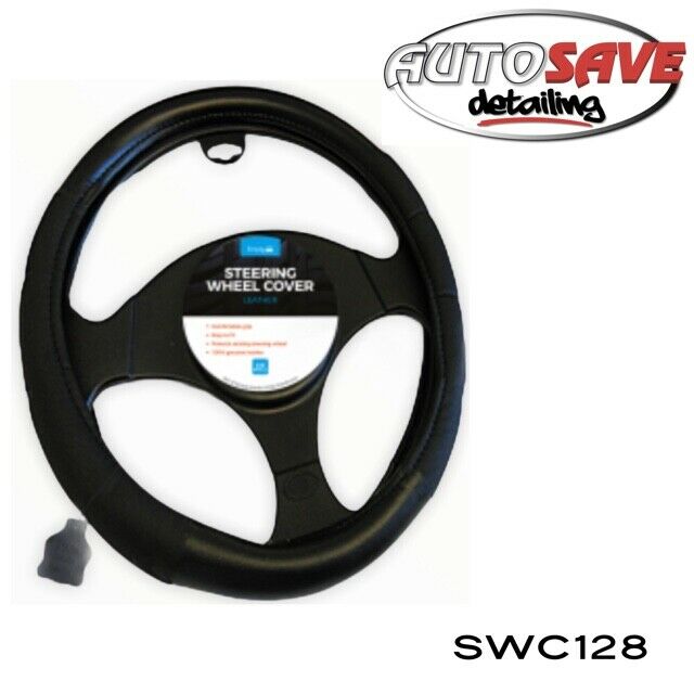 Universal Steering Wheel cover swc128 LEATHER