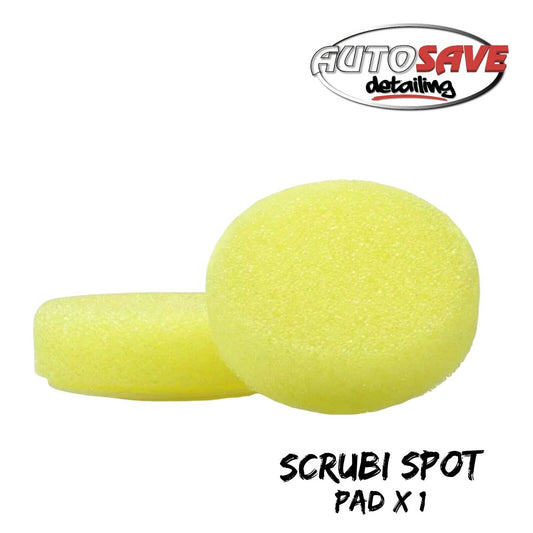 Auto Finesse Scrubi Spot Pad for Handi Puck - YELLOW