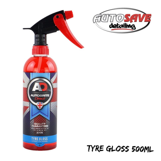 Autobrite Direct - Tyre Gloss, Rich Silicone Tyre Shine Dressing
