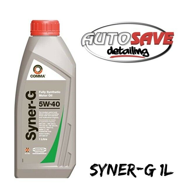 Comma - Syner-G Motor Oil Car Engine Performance 5W-40 Fully Synthetic FS