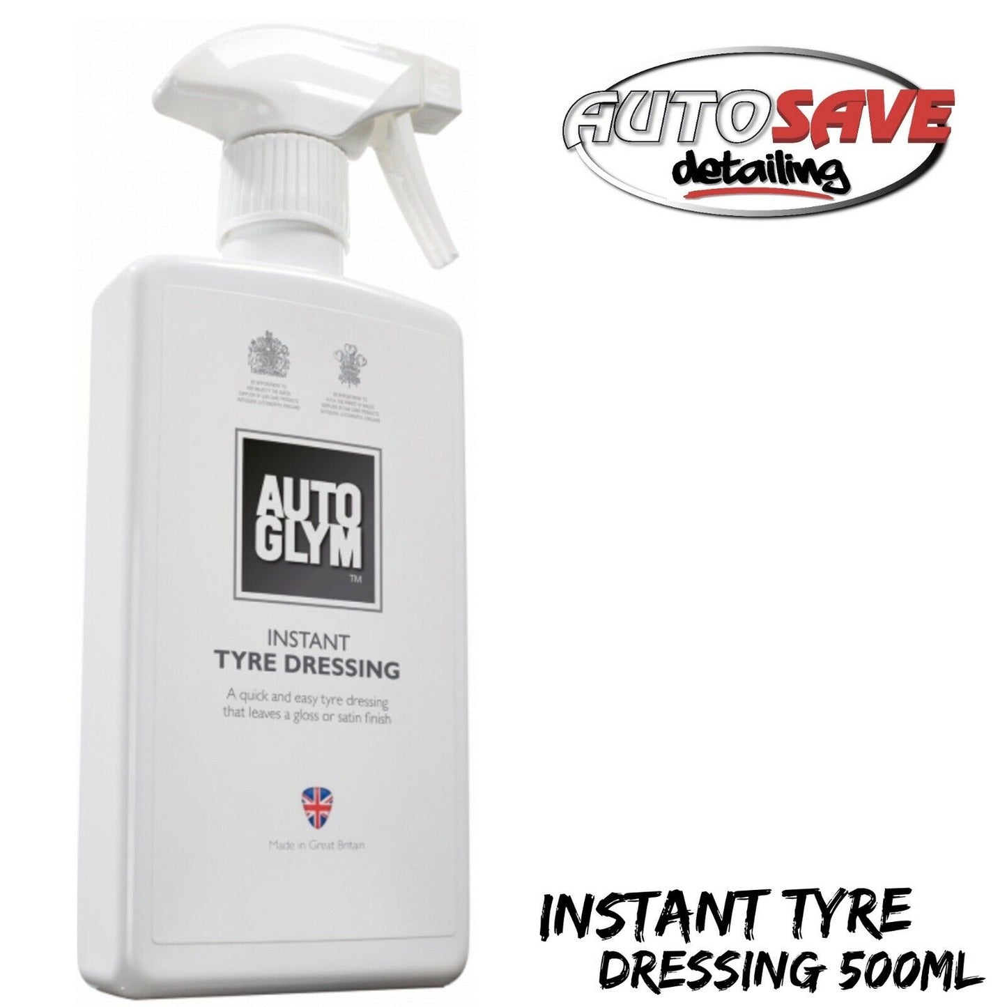 Autoglym Instant Tyre Dressing Tyre Shine Car Tyres New 500 ML Free P&P