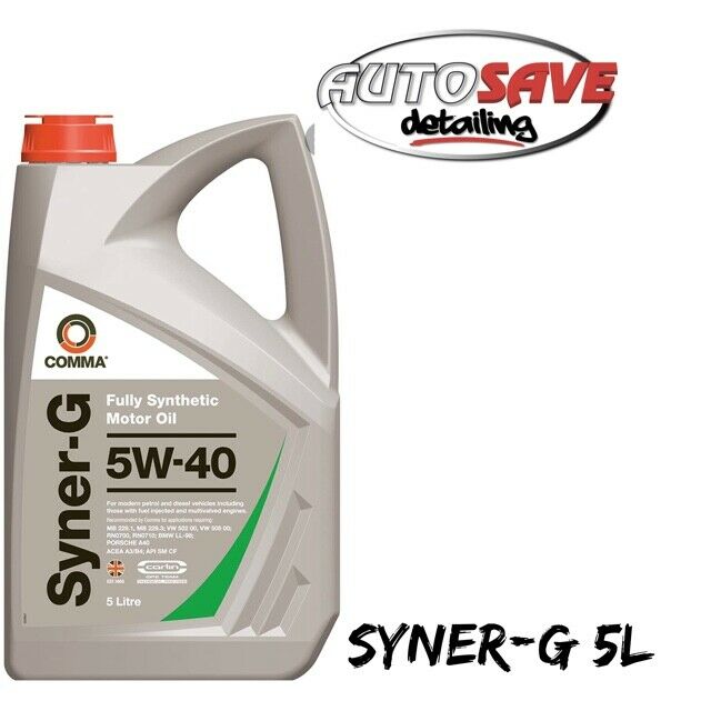 Comma - Syner-G Motor Oil Car Engine Performance 5W-40 Fully Synthetic FS