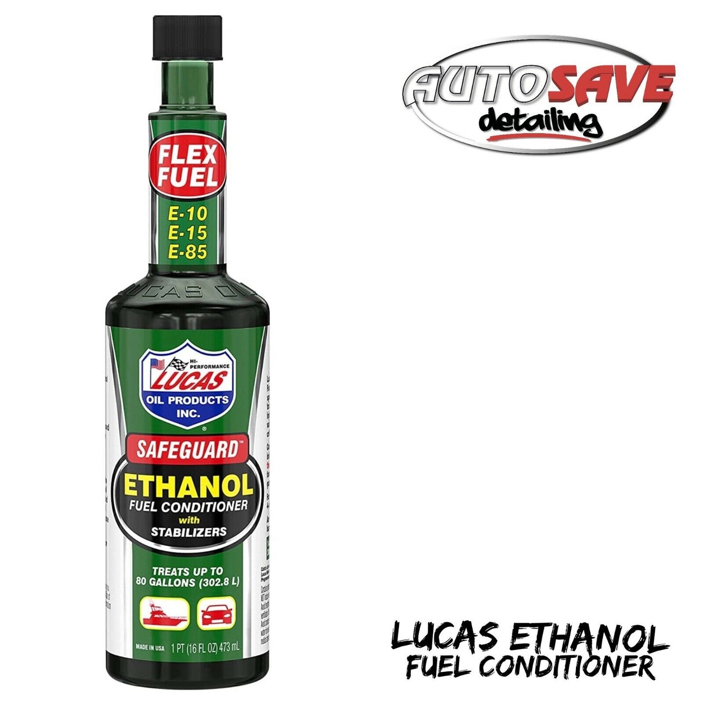 40576 Lucas Safe Guard Ethanol E10 Fuel Treatment Conditioner Additive 473ml