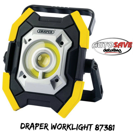 Draper 87381 10W 1000 Lumens Rechargeable Worklight