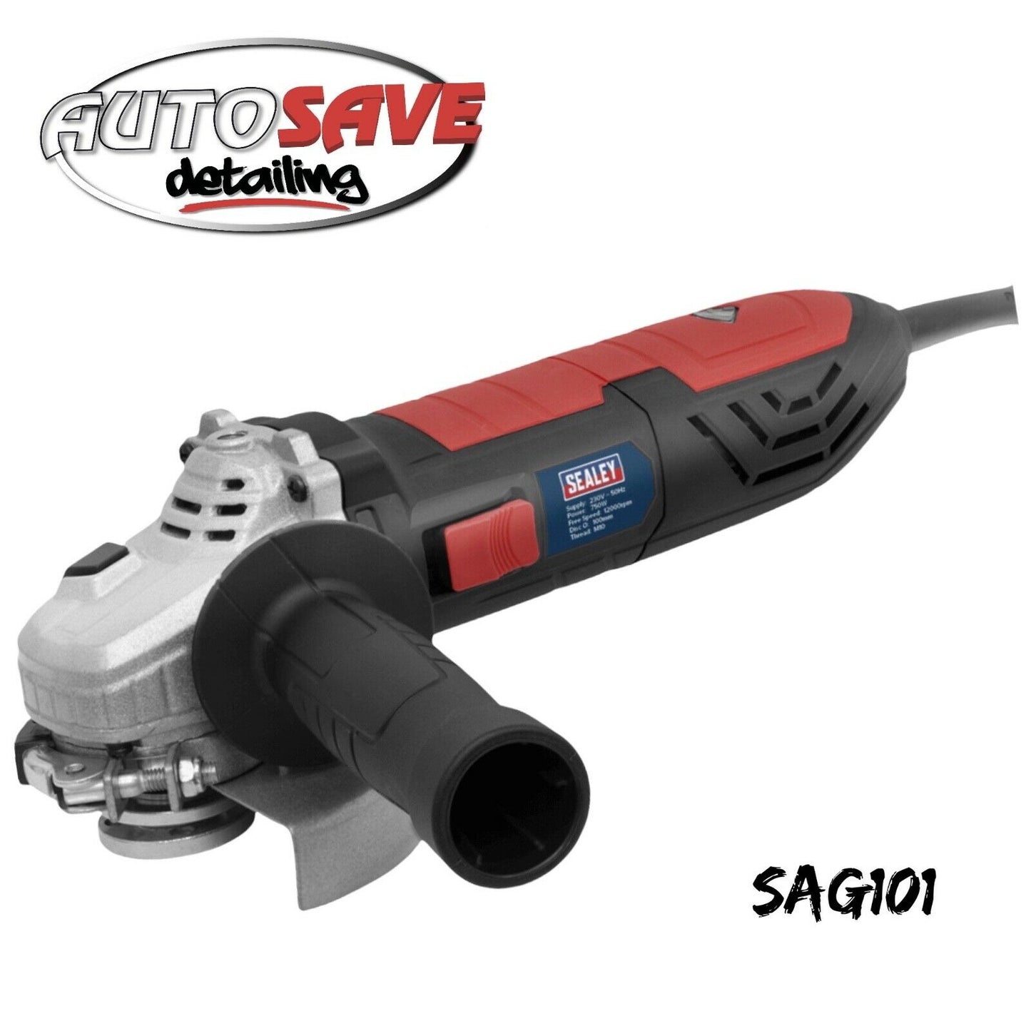Sealey SAG101 230V 100mm 750W Angle Grinder