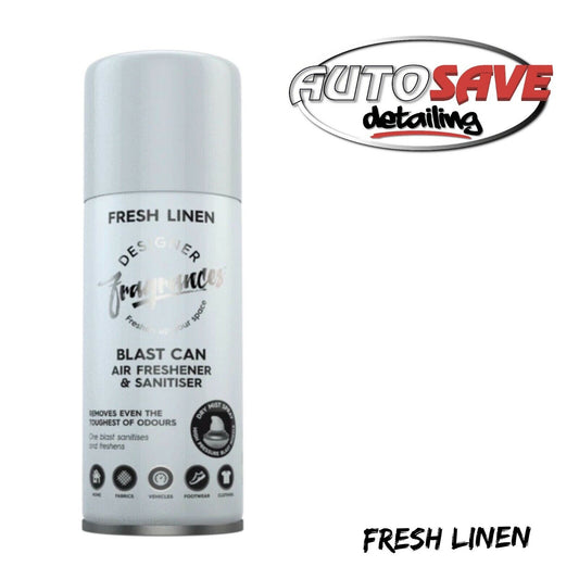 Blast Can Spray Air Freshener Designer Fragrances Car andHome Office Fresh Linen