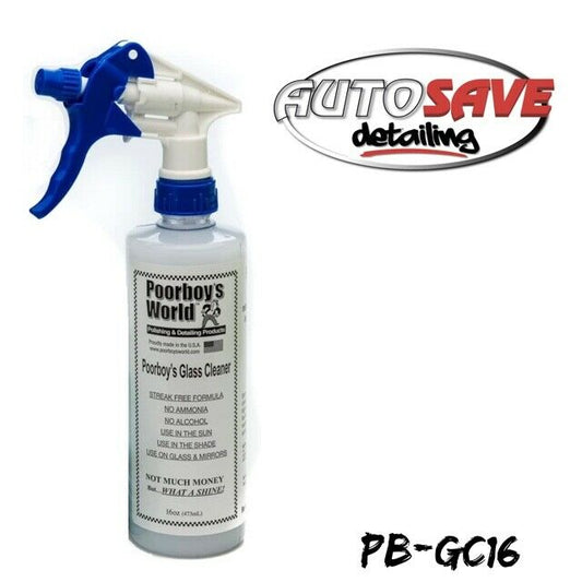 Poorboys World Glass Cleaner 473ml for Car and Home