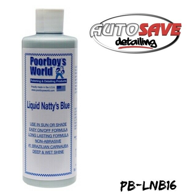 Poorboys Liquid Nattys Blue Wax For Deep & Wet Shine Long Lasting 473mL